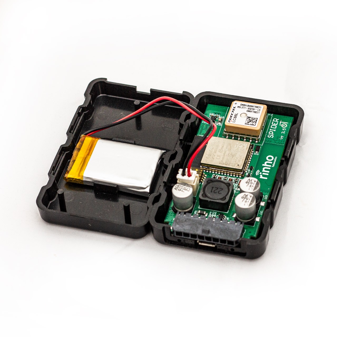 Dispositivo Rinho Spider IoT - GPS tracker compacto con CANBUS