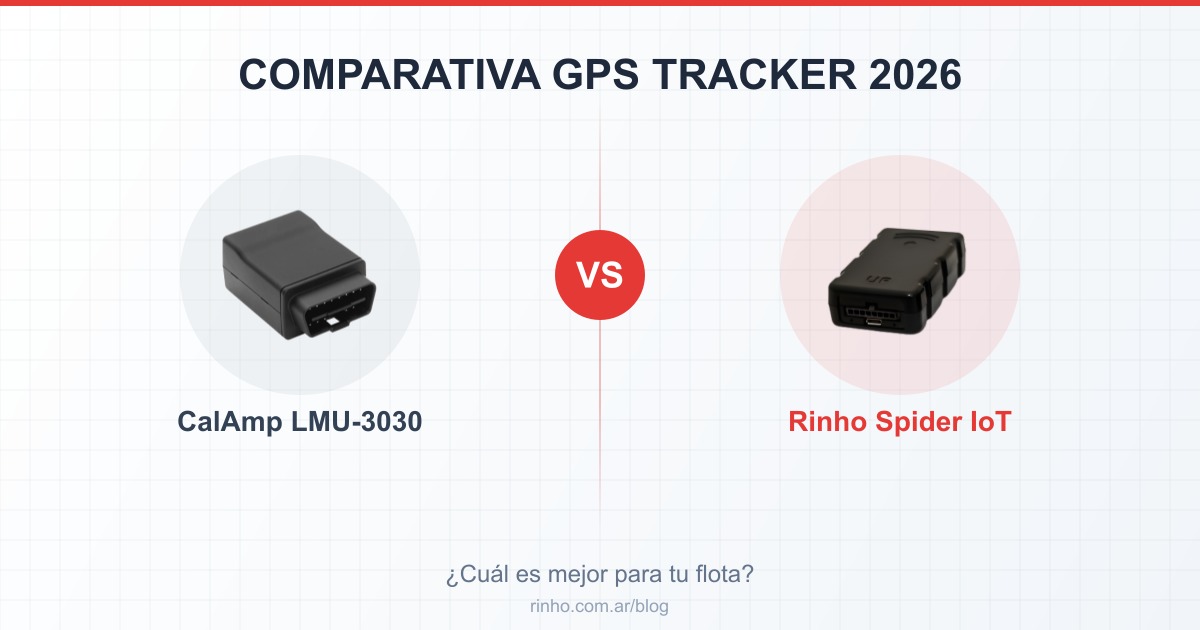 Comparativa CalAmp LMU-3030 vs Rinho Spider IoT
